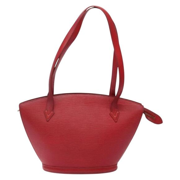 LOUIS VUITTON Epi Saint Jacques Poignees Long Hand Bag Red M52337 - Picture 2 of 13